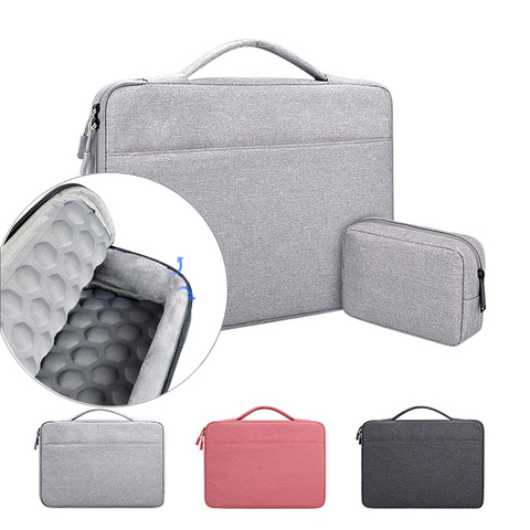 2022 a prueba de golpes bolsa de ordenador portátil de 13,3 14 15,6 16 pulgadas para Macbook Air Pro hp Lenovo manga impermeable bolso de mano funda para portátil de las mujeres de los hombres ► Foto 1/6