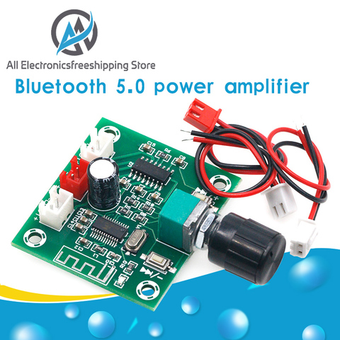 Placa amplificadora de potencia pam8403 con Bluetooth 5,0, placa amplificadora de altavoz inalámbrica de pequeña potencia, bricolaje, XH-A158, 5W * 2 ► Foto 1/6