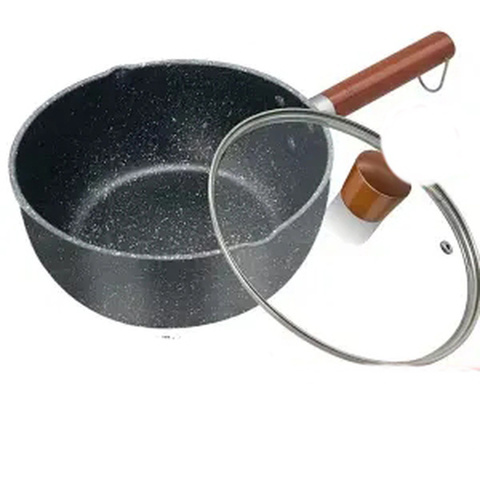 Maifan-Olla antiadherente de piedra para leche, suplemento de alimentos para bebés, olla de leche caliente, olla para Fideos, sopa, olla de inducción ► Foto 1/6