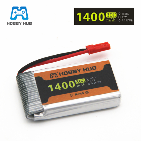 3,7 V 1100mAH 1200mAh 1400mAh 30c Lipo batería para H11D H11C Helicóptero De Control Remoto aviones baterías 3,7 v 903052 conector JST ► Foto 1/1