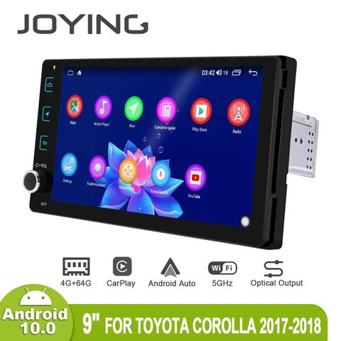 JOYING-Radio estéreo con GPS para coche, reproductor Multimedia con Android 10, 9 pulgadas, DVD, para Toyota Corolla 2017 2022, Carplay 4G ► Foto 1/6