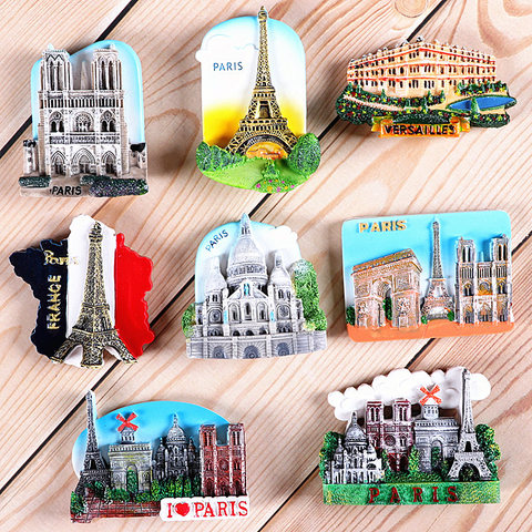 Europa, París, Francia Noruega Londres Nueva Zelanda Dinamarca Hungría Alemania 3d imanes de nevera souvenir turístico mundial colección de regalos ► Foto 1/6