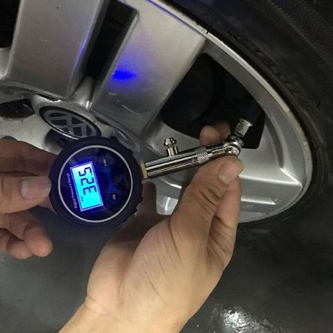 Manómetro Digital LCD para neumáticos de coche, medidor de presión de aire para motocicleta, 0-200PSI, triangulación de envíos ► Foto 1/6