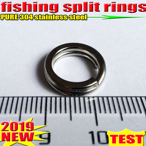 2022anillos de pesca calientes 4,5 MM -- 17,2 MM accesorios de pesca cantidad: 100 unids/lote acero inoxidable de alta calidad 304 ¡elija el tamaño! ► Foto 1/6