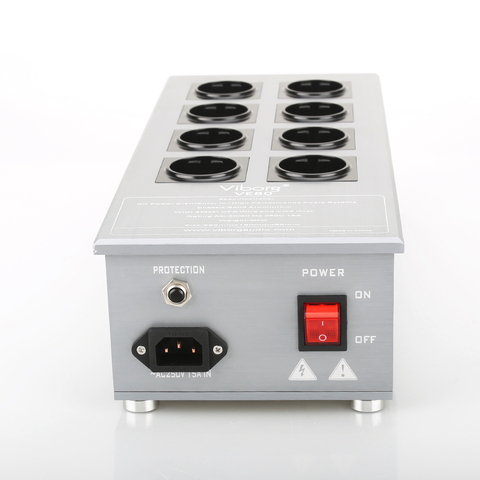 Viborg-Audio Hifi VE80 de alta gama Filtro de ruido, enchufe europeo, CA, acondicionador de potencia, fuente de alimentación, purificador de alimentación con filtro de audiófilo ► Foto 1/6