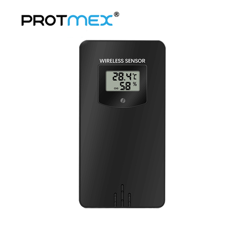 Protmex-Sensor inalámbrico para exteriores, para estación meteorológica PT3378 PT3374 PT3389 PT3388 PT3365 PT3379C PT3382 ► Foto 1/2