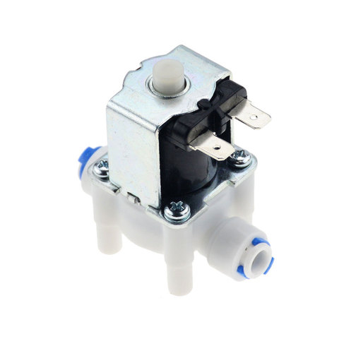 Válvula Solenoide eléctrica normalmente abierta, interruptor magnético de flujo de entrada de agua DC 12V, 1/4 