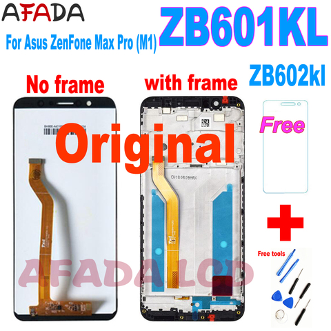 Recambio de pantalla táctil LCD de 5,99 pulgadas para Asus ZenFone Max Pro (M1) ZB601KL ZB602KL, montaje del digitalizador de pantalla + marco ► Foto 1/6