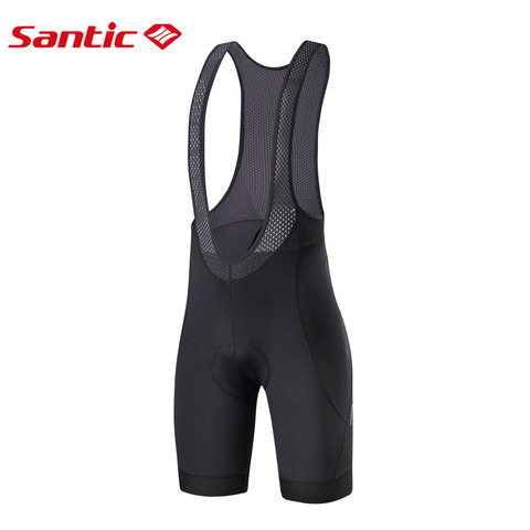 Santic-pantalones cortos de LICRA para ciclismo, mallas acolchadas transpirables para triatlón, para hombre ► Foto 1/6