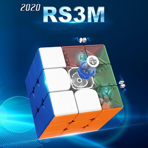 Moyu RS3 M-Cubo mágico de velocidad 3x3x3, rompecabezas magnético MF RS3M, Cubo mágico, 3x3, 2022 ► Foto 1/6