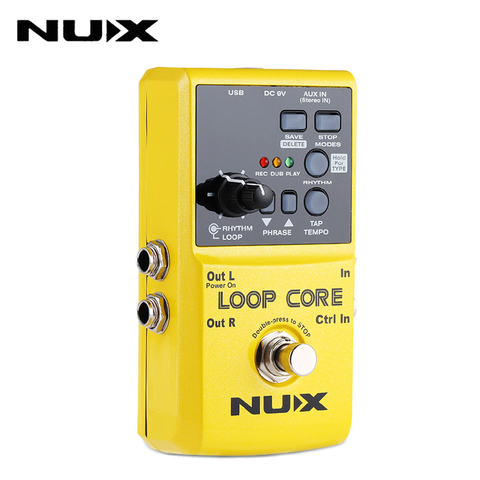 NUX Loop Core efectos de guitarra Pedal Looper 6 horas de grabación eléctrica Durable Pedal compacto potente accesorios de guitarra ► Foto 1/5