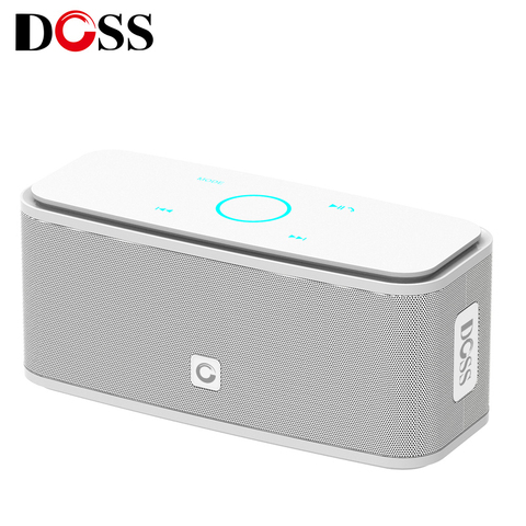 Nuevo DOSS caja de resonancia de Control táctil Altavoz Bluetooth 2*6 W portátil inalámbrico altavoces estéreo de sonido de la caja con bajo y micrófono incorporado ► Foto 1/5