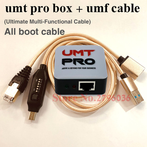 UMT Pro 2 Box-cable de arranque, UMT PRO BOX, 2 en 1, UMF, todos los cables de arranque, 2022 ► Foto 1/6