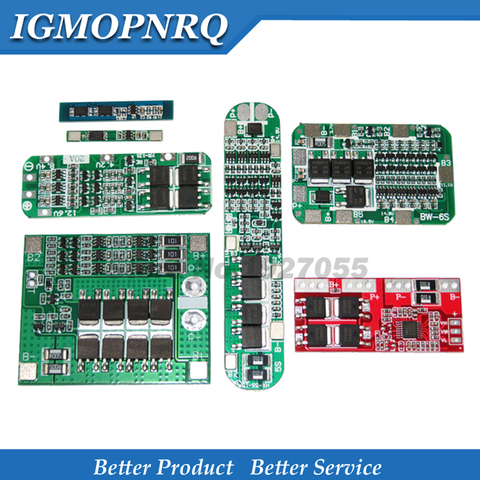 1S 2S 3S 4S 5S 6S 3A 15A 20A 30A Li-Ion de la batería de litio 18650 cargador PCB Placa de protección BMS para Motor de taladro Lipo celular para ► Foto 1/6