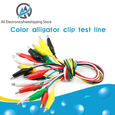 10pcs Alligator Clips Electrical DIY Test Leads Alligator Double-ended Crocodile Clips Roach Clip Test Jumper Wire ► Foto 1/6