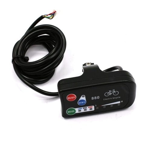 Pantalla LED para bicicleta eléctrica, 24V, 36V, 48V, KT, LED 880, pantalla de Control de bicicleta eléctrica, piezas para bicicleta eléctrica ► Foto 1/6