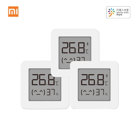 Xiaomi-termómetro Digital inteligente Mijia 2, higrómetro eléctrico inalámbrico, con Bluetooth, funciona con la aplicación Mi Home ► Foto 1/6