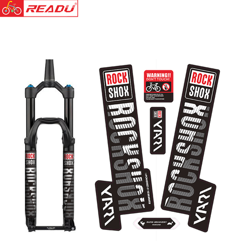 ROCKSHOX YARI-pegatina de horquilla delantera para bicicleta, calcomanía de cambio de Color, accesorios para bicicleta de montaña ► Foto 1/6