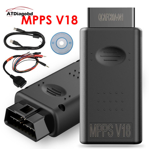 2022 MPPS V18 con Chip Ecu de escáner TRICORE + arranque múltiple Cable MPPS V18.12.3.8 V16 V13 Flasher Auto herramienta de diagnóstico para Edc17 ► Foto 1/6