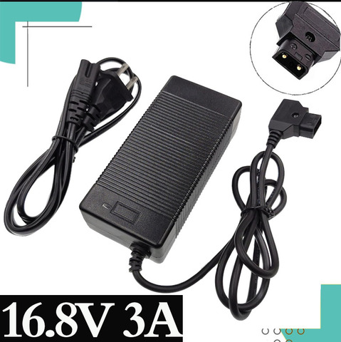 Cargador de batería de 16,8 V 3A d-tap para videocámara Sony, cargador de batería de bloqueo/V, adaptador de corriente para videocámara, enchufe dtap ► Foto 1/6