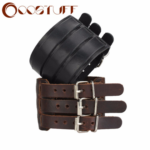 Summer style hombres pulsera joyas bijoux Pulsera de cuero Ancho De Cuero Genuino Pulseras Punk Rock Hombres Mujer Pulsera De Cuero ► Foto 1/6