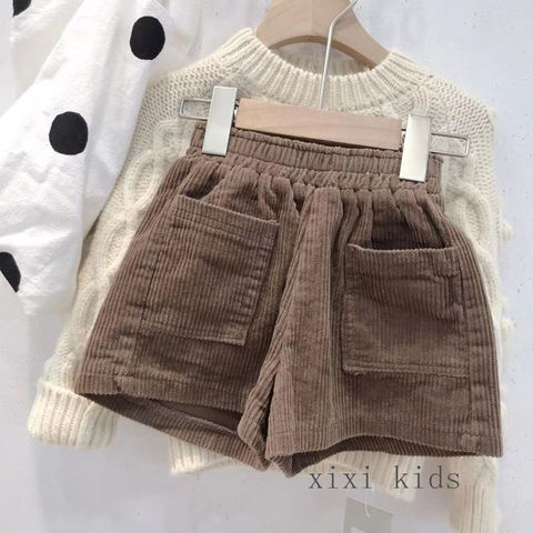 VIDMID niños otoño y el invierno Bebé niñas pantalones cortos ropa pantalones de dibujos animados bebé niños niña ropa pantalón corto Casual pantalones P169 ► Foto 1/2