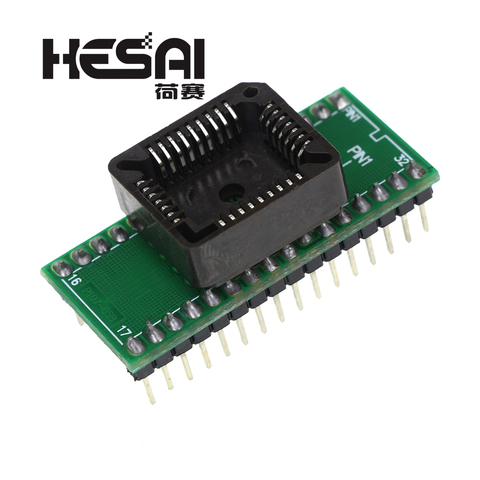 PLCC32 a DIP32 programador Universal USB adaptador de circuito integrado enchufe de prueba para TL866CS TL866A EZP2010 G540 SP300 ► Foto 1/3