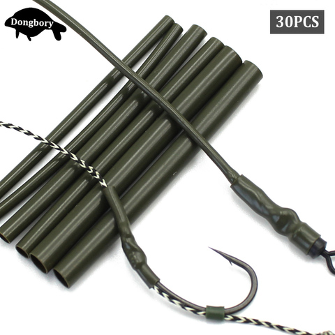 30 Uds accesorios de pesca de carpa tubo de aparejo de silicona tubos termorretráctiles, calefacción, tubo retráctil para carpa, equipo para pesca, aparejos ► Foto 1/6