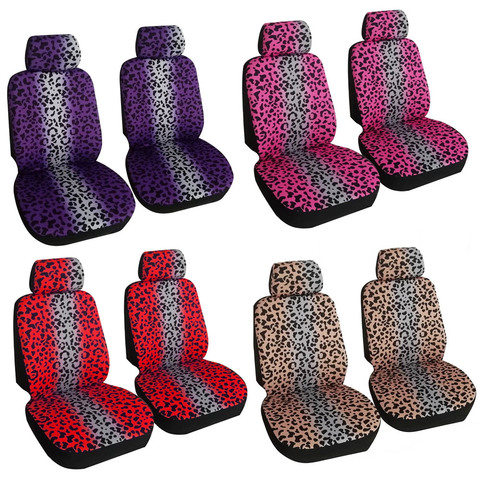 Funda Universal para asiento de coche Protector para asiento delantero, alfombrilla digital con estampado de leopardo, para Interior de Auto, Suv y furgoneta ► Foto 1/6