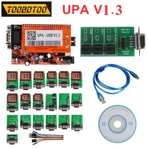 UPA-herramienta de diagnóstico de PROGRAMADOR USB V1.3, con Chip ECU USB 1,3, función de escritura adicional, programador ECU, añadir memoria Flash de serie ► Foto 1/6