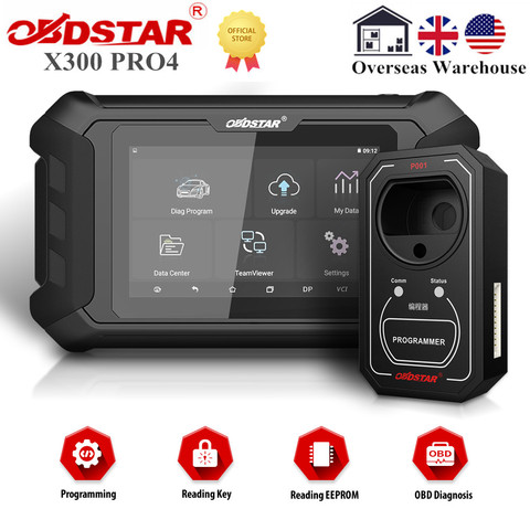 OBDSTAR X300 Pro4 Pro 4 Llave Maestra 5 Auto clave programador IMMO versión para cerrajero, con clave opcional simulador para Toyota ► Foto 1/5