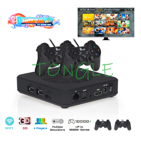 2022 nuevo Retro mini Consola de Videojuegos TV Pandora Saga 3000 juegos Gamebox 2 mandos de juegos USB controlador de ventana/android/Xbox/ps3 ► Foto 1/6