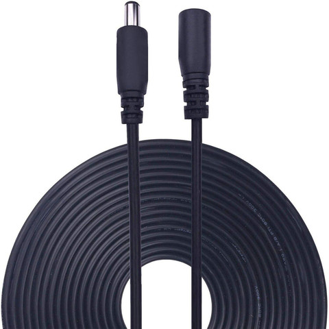 Cable de extensión de alimentación de 12V CC, Cable de alimentación hembra a macho de 5,5*2,1 MM para cámara de seguridad, tira LED CCTV, electrodoméstico ► Foto 1/6