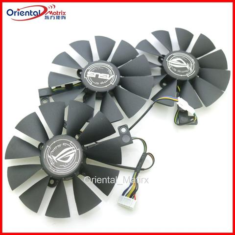 PLD09210S12HH PLD09210S12M 87mm VGA ventilador de refrigeración para ASUS RX 580 / RX590 ROG STRIX, ventilador para tarjeta gráfica ► Foto 1/6