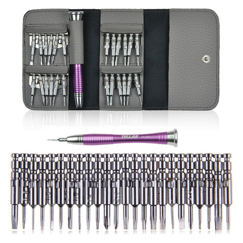 Destornillador Torx de precisión portátil, Kit de herramientas de reparación de cartera para teléfono móvil, móvil, electrónica, PC, 25 en 1 ► Foto 1/6