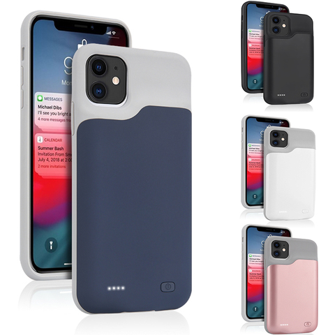 Araceli-funda de batería para iphone 12 Mini 12 Pro Max, cargador inteligente delgado, funda de batería ► Foto 1/6