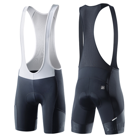 Pantalones cortos Santic para hombre, pantalones cortos acolchados para Ciclismo, pantalones cortos de verano para Ciclismo de Pista, bicicleta de carrera, talla asiática K7MC033 ► Foto 1/6