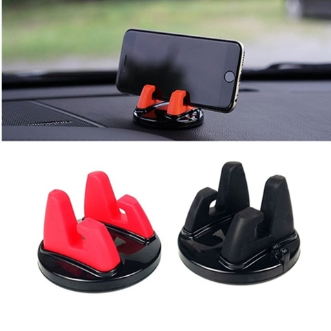 Soporte Universal de teléfono para coche, accesorio de rotación de 360 grados para salpicadero, decoración del montaje de silicona para GPS para coche ► Foto 1/6