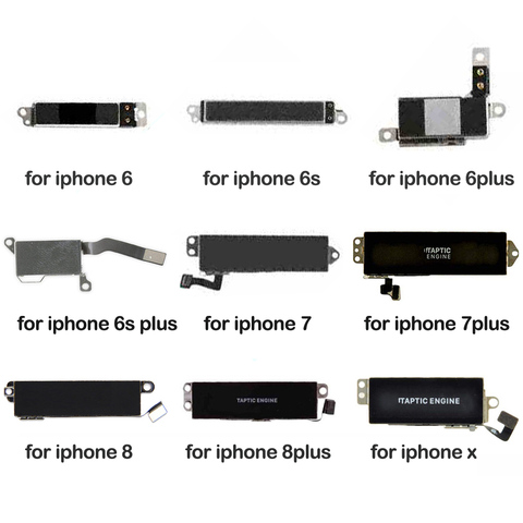 para iPhone 6 6S 6s plus 7 8 7Plus 8plus X Piezas de reparación del motor del vibrador Piezas de repuesto para teléfonos móviles ► Foto 1/1