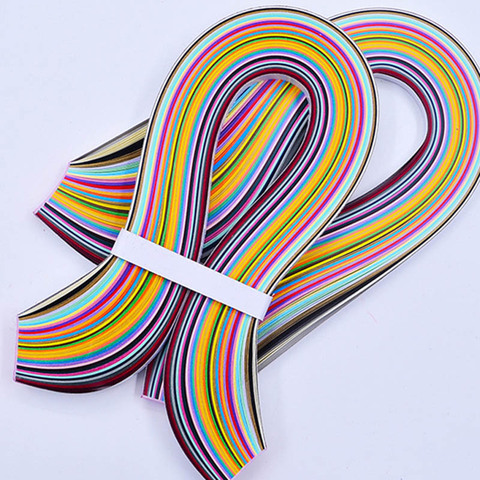 Papel para filigrana en 36 colores, 180 Uds. Origami de colores surtidos de papel para, ancho de 3/5/7/10mm, suministros de flores de arte hechos a mano ► Foto 1/6