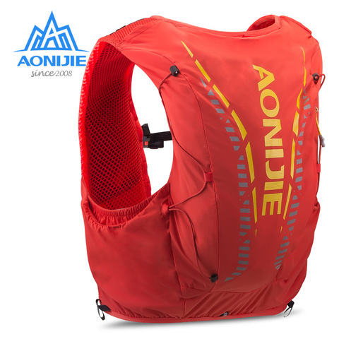 Aonijie-Chaleco de hidratación de 12L, mochila transpirable portátil para exteriores, ultraligera para senderismo, Maratón, correr y ciclismo, C962 ► Foto 1/6