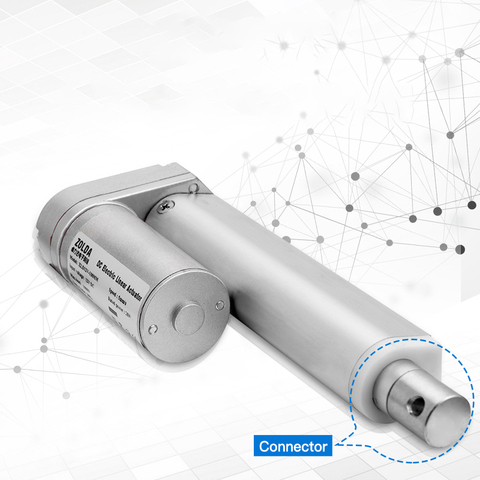 Actuador lineal eléctrico de engranaje de Metal, motor lineal de 12, 24, 36 y 48V, carrera de distancia móvil de 50mm, 100mm, 150mm, 200mm, 250mm, 30W, 2.5A, máximo ► Foto 1/6