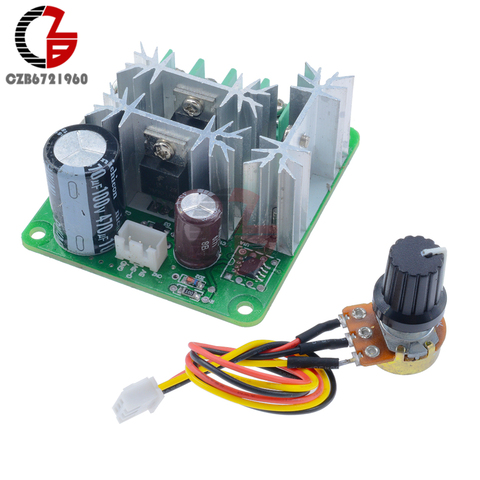 15A 6V-90V regulador de tensión controlador de velocidad del Motor de CC 6V 12V 24V 36V 48V 72V 90V PWM regulador de potencia interruptor regulador de arranque suave ► Foto 1/6