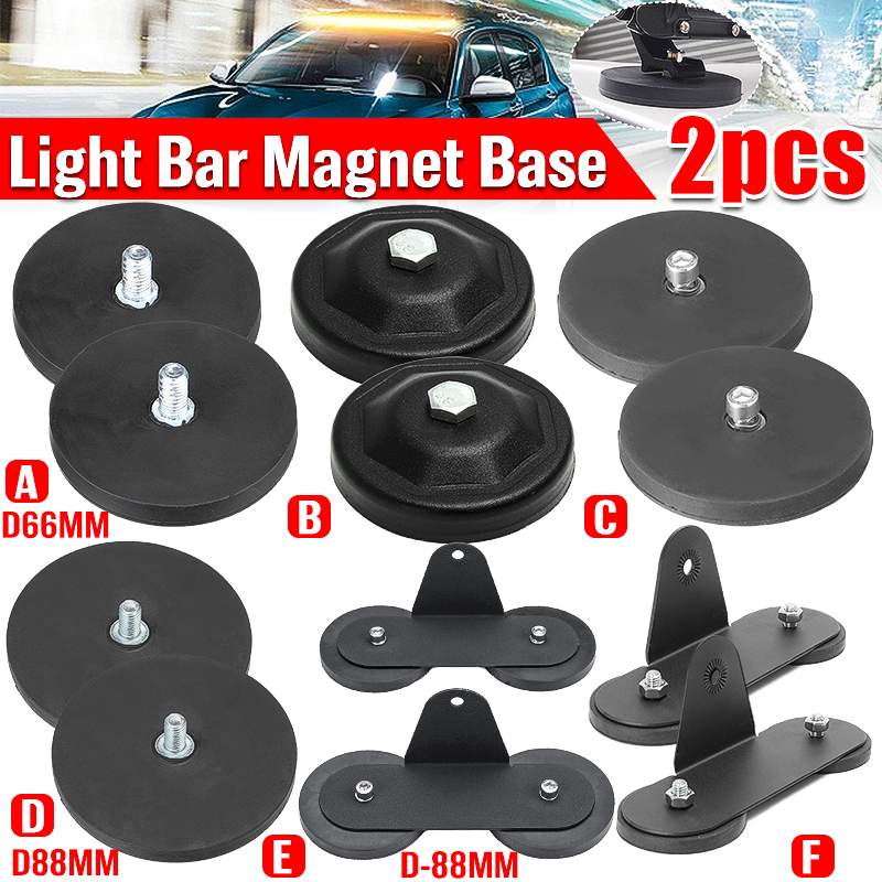 Soporte de montaje de Base magnética potente para coche, soporte de lámpara, barra de luz LED de obra, ventosa magnética para todoterreno, SUV, ATV, UTB Pickup ► Foto 1/6