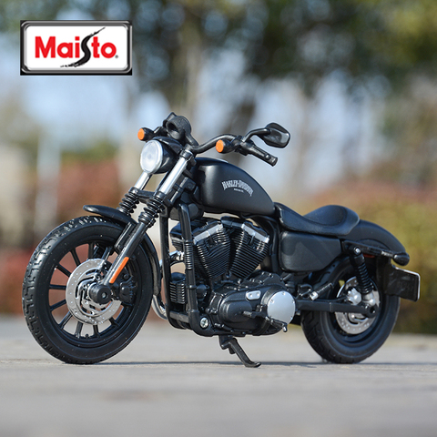 Maisto 1:12 Harley Davidson 2014 Sportster Iron 883 fundido a presión vehículos colección pasatiempos juguetes modelo de motocicleta ► Foto 1/6