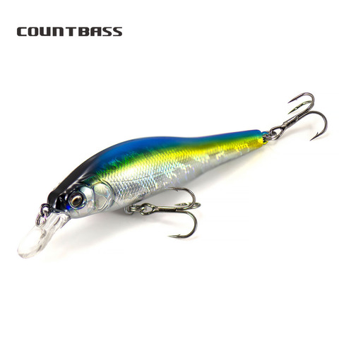 COUNTBASS-cebos duros de pesca de 80mm y 10,8g, cebos para pesca, cebos para pesca, Crankbaits, perca, señuelo de pescador ► Foto 1/6