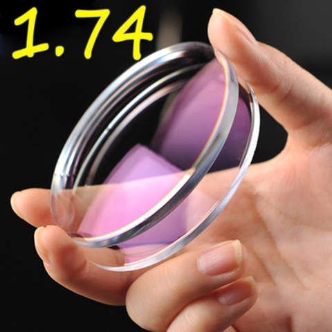 Índice personalizado 1,61 lentes de prescripción extra delgadas, asféricas HC TCM lentes de resina UV presbicia o miopía ► Foto 1/6