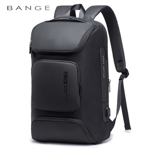 BANGE-Bolso de viaje informal Oxford para hombre y mujer, ropa de Mochila con carga USB de gran capacidad, resistente al agua ► Foto 1/6