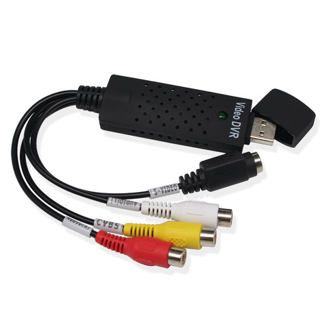 Easycap USB 2,0 fácil de vídeo VHS TV DVD DVR adaptador de captura de Video más fácil de tarjeta de Audio Video AV captura tarjeta de captura de vídeo ► Foto 1/1