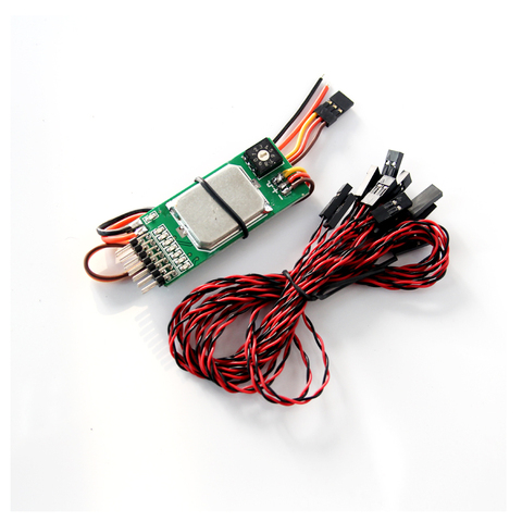 RCD3003 Multi-función RC 7-Waystepping humo interruptor de Control de luz para multicóptero RC Dron avión fijo-ala del vuelo de noche ► Foto 1/5